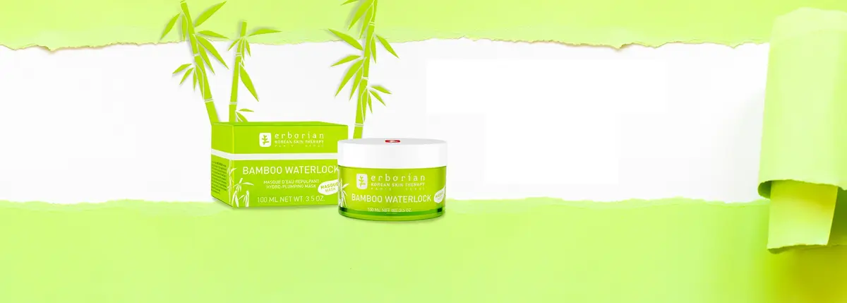 Pflegeserie Bamboo von Erborian für trockene Haut