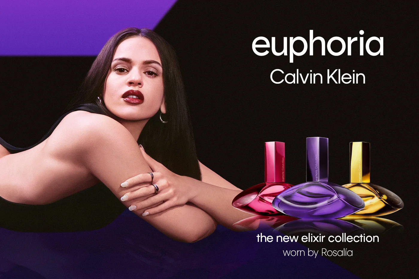 Calvin Klein euphoria elixir, Kampagnenvisual mit ROSALÍA
