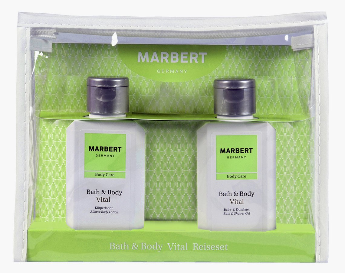 Abbildung des Body Vital Reisesets von Marbert