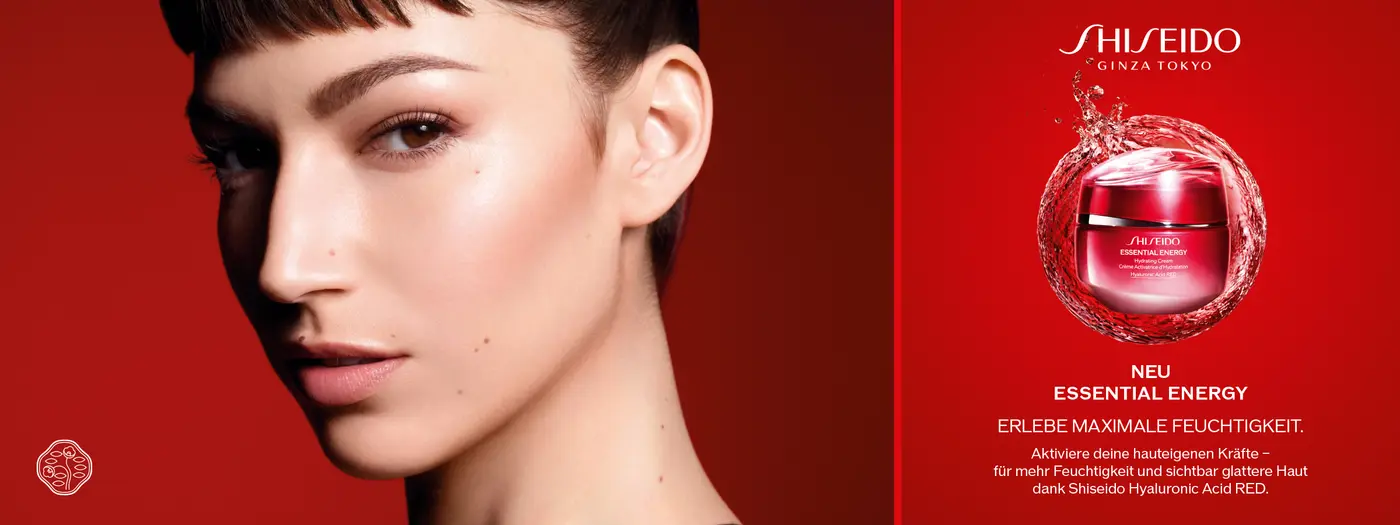Shiseido Essential Energy Feuchtigkeitspflege für glattere Haut mit Úrsula Corberó als Markengesicht