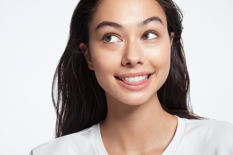 Model Bridgett geschminkt