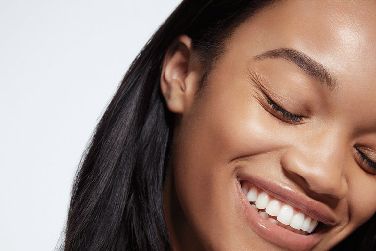 Model Sophia geschminkt