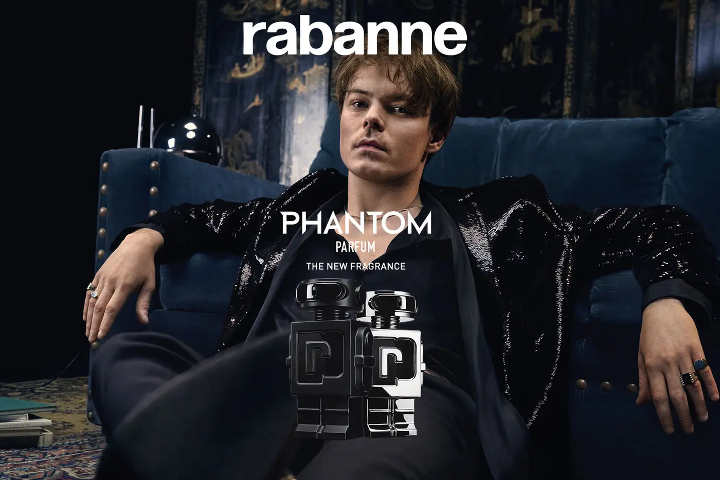 Kampagnenbild mit Charlie Heaton für das PHANTOM PARFUM
