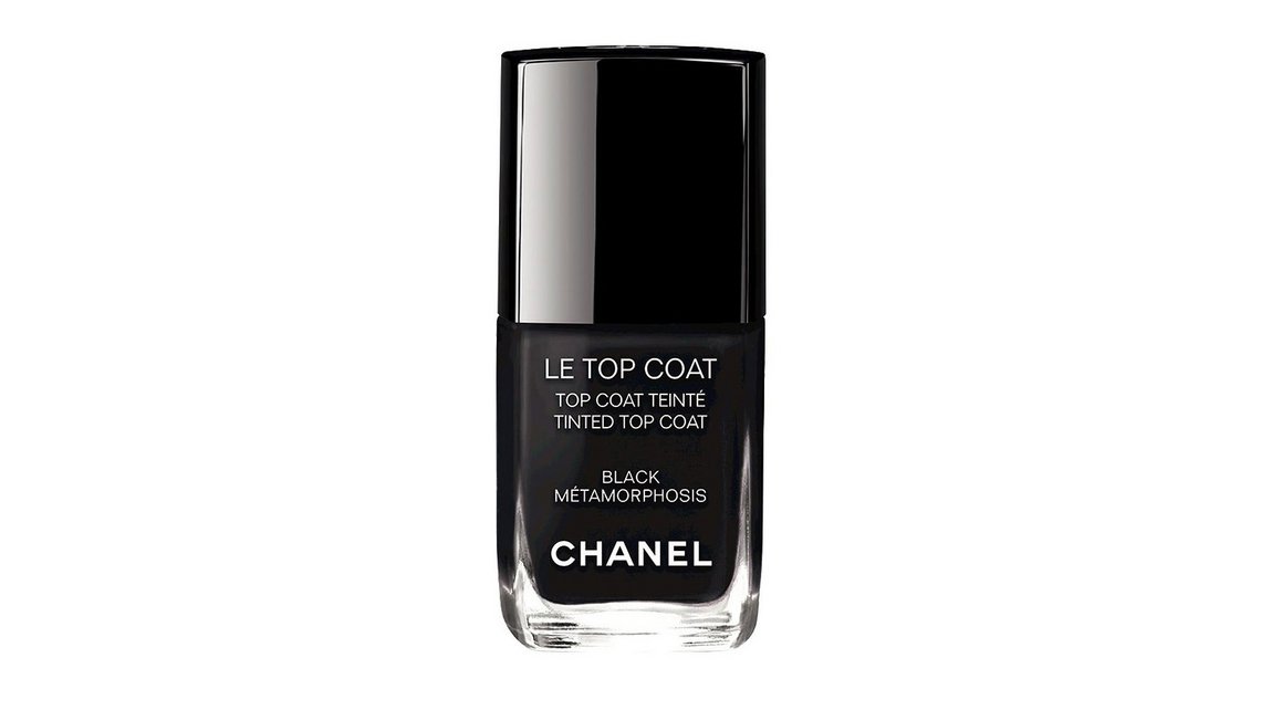 Le Top Coat – Black Métamorphosis von Chanel Schwarzer Nagellack