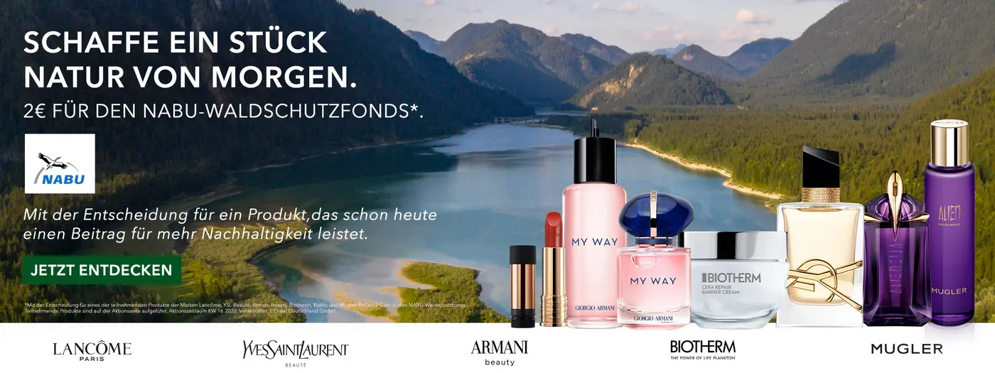 World Earth Day: L´Oreal und Nabu engagieren sich für die Umwelt