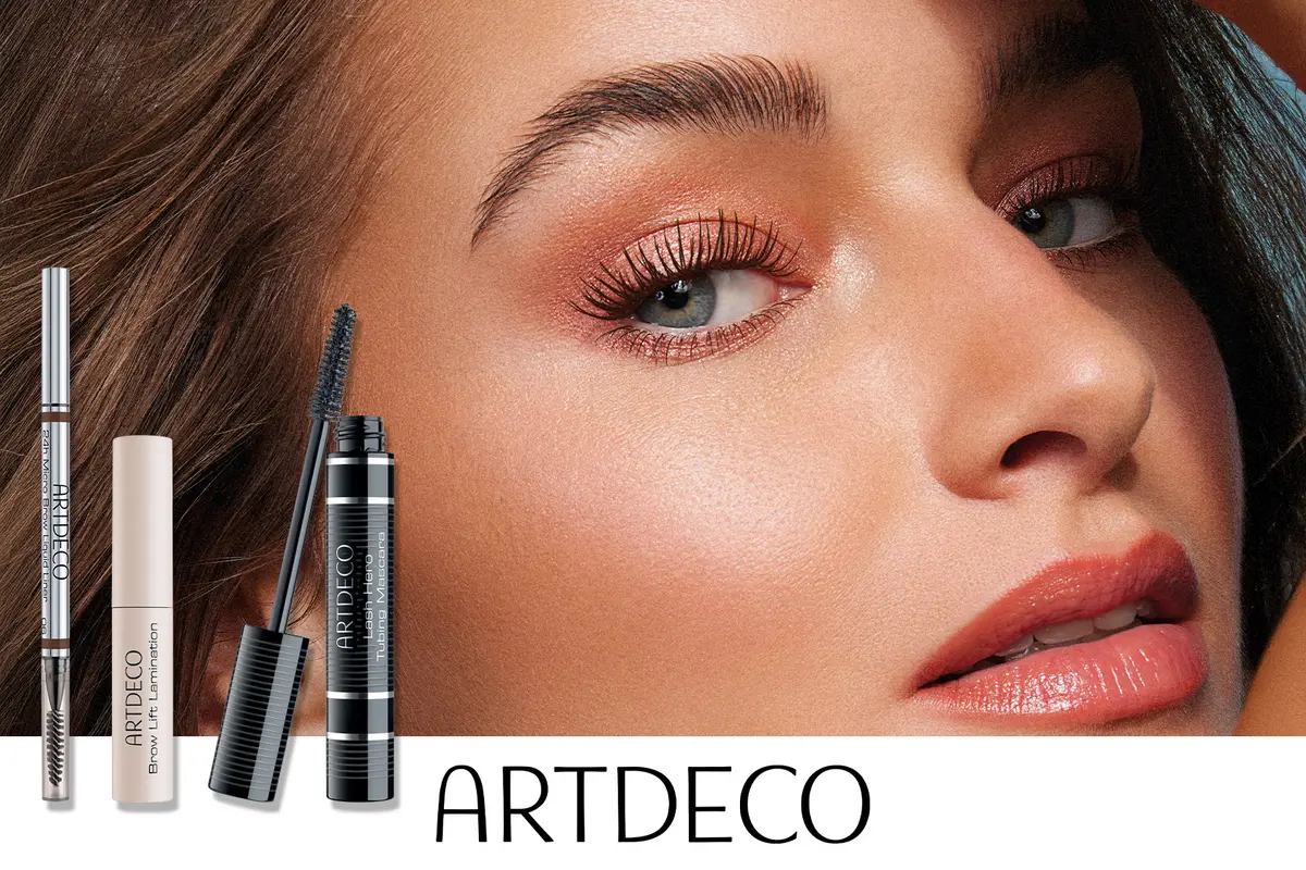 Kampagnenvisual ARTDECO "Power to Brows & Lashes" Kollektion