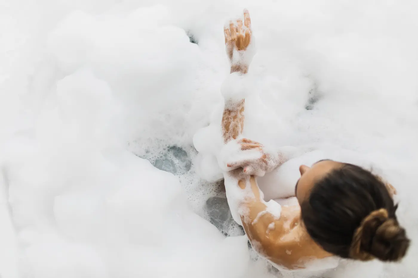 Badeschaum für die Wanne