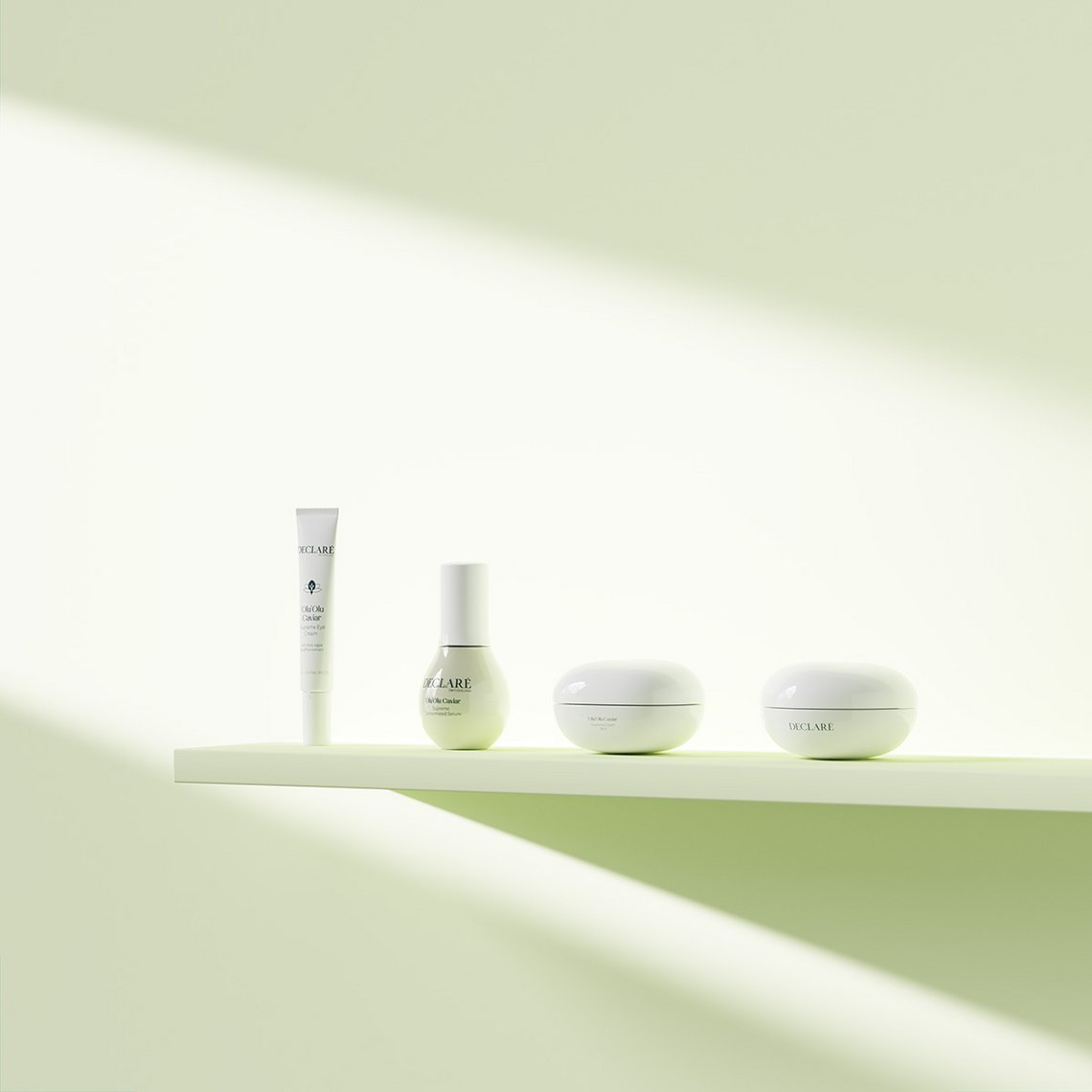 Produkte aus der ‘Olu‘Olu Caviar Serie von Declaré