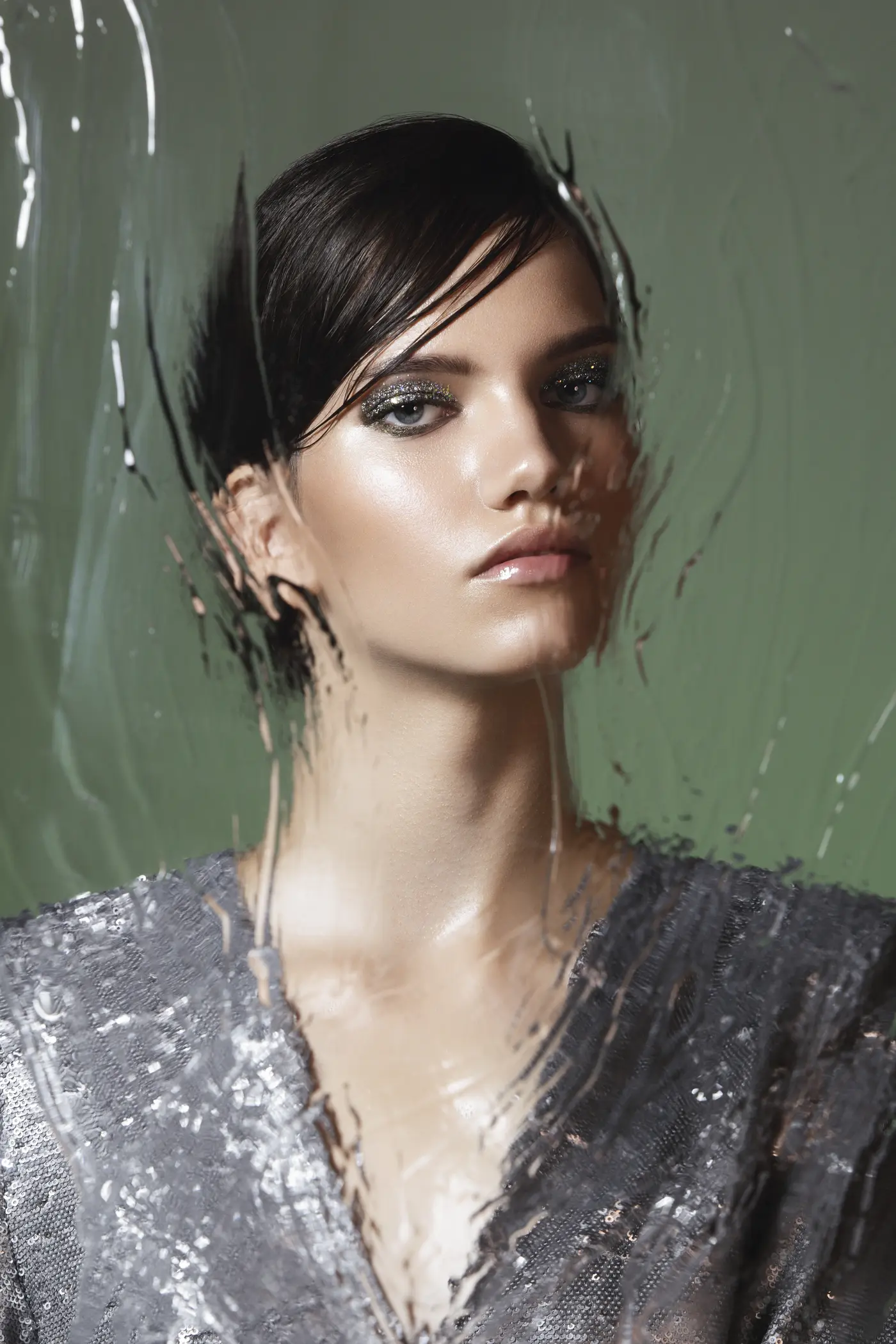 Frau und Wasser