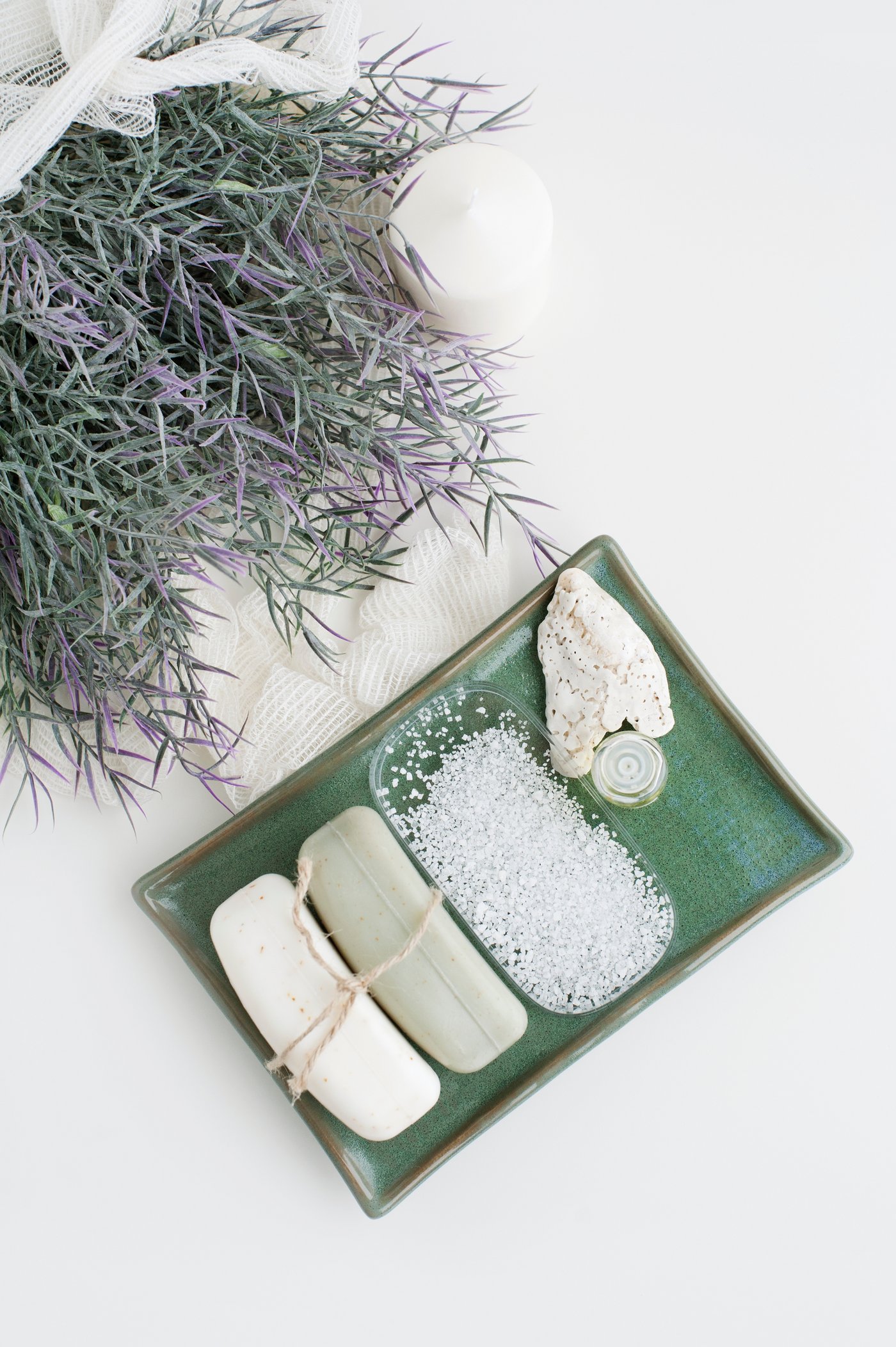 Lavendel und Seife