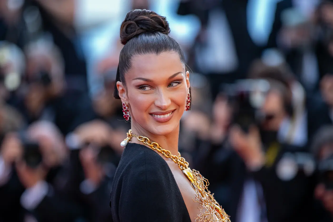 Bella Hadid mit Foxy Eyes