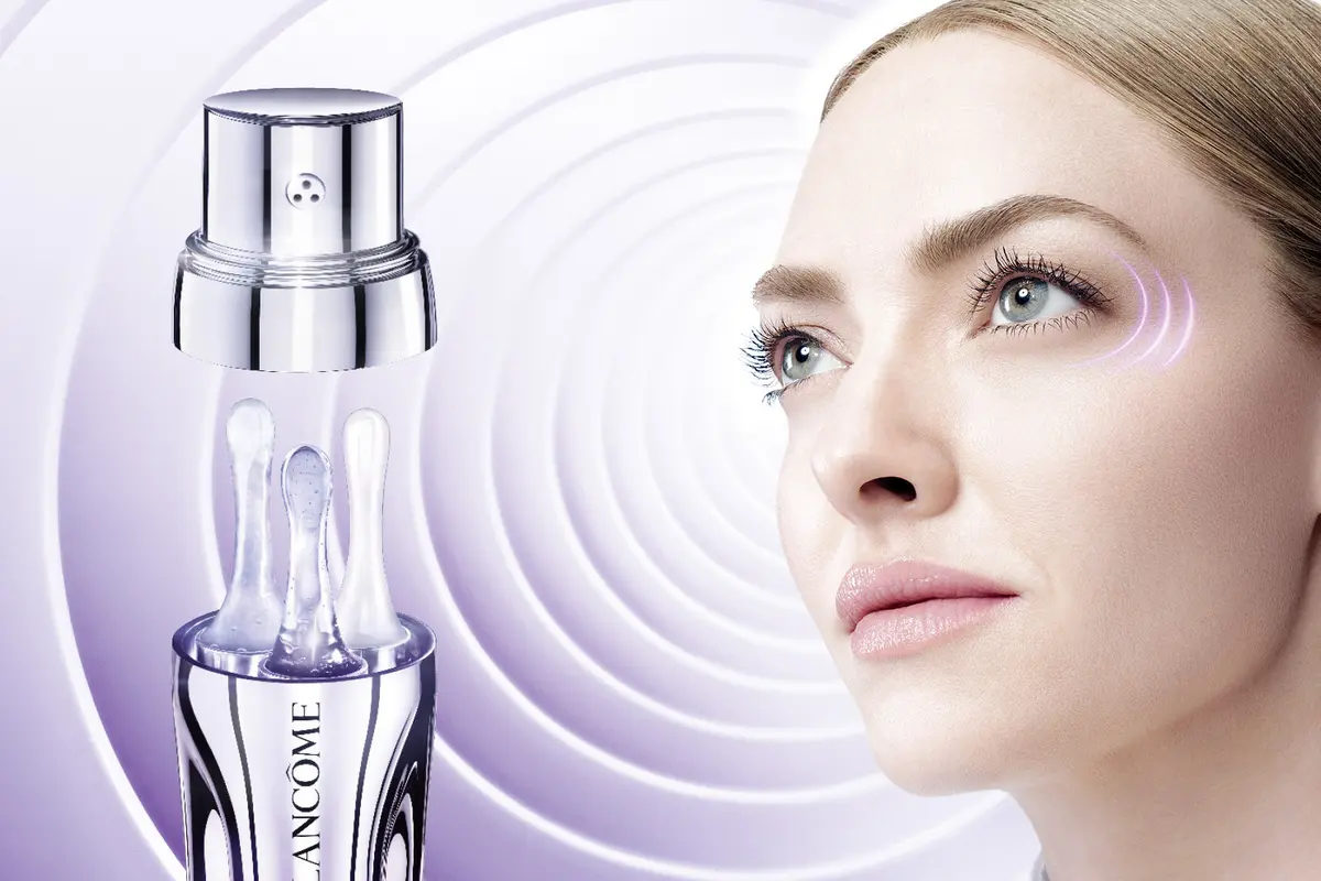 Kampagnenvisual zu Rénergie H.C.F. Triple Serum Eye von Lancôme