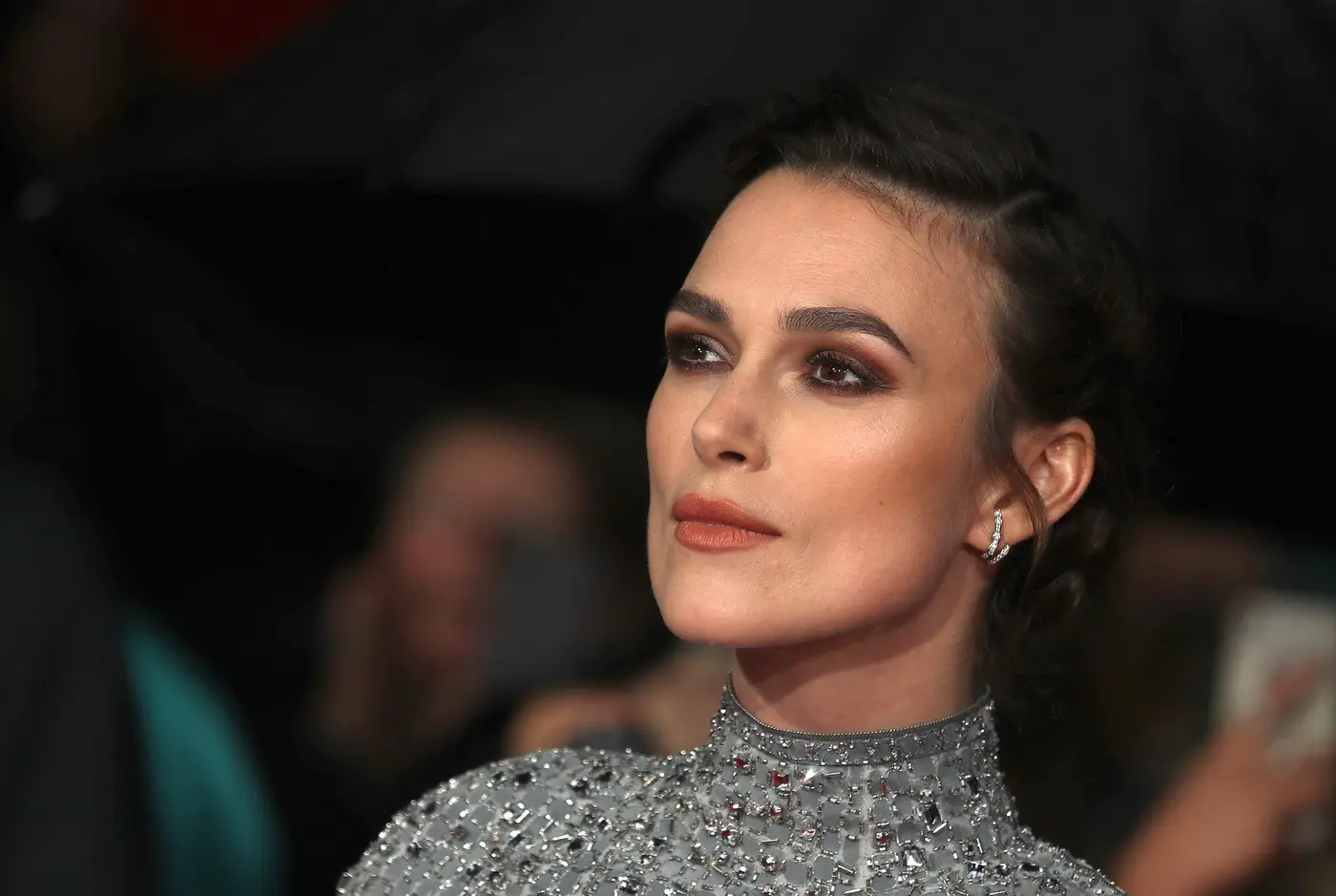 Keira Knightley bei der Premiere von „Colette“ in London, 2018