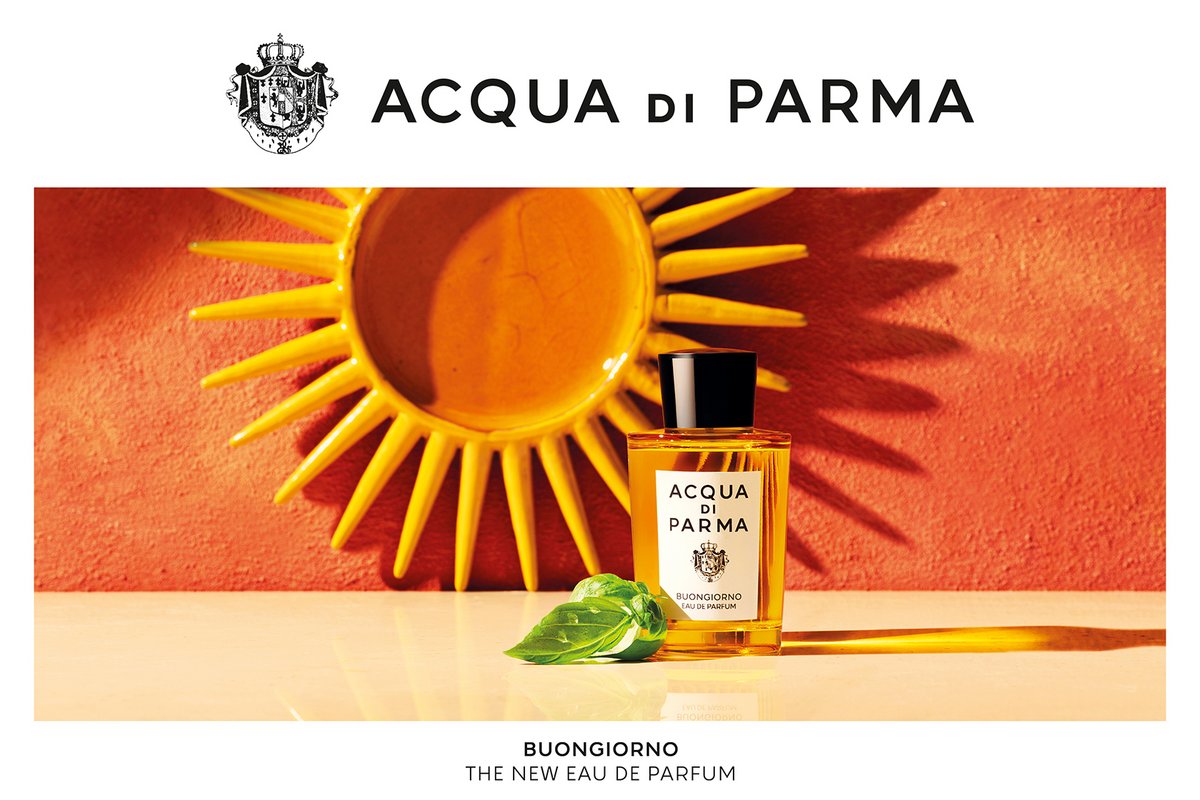 Kampagnenvisual des neuen Acqua di Parma Duftes "Buongiorno"
