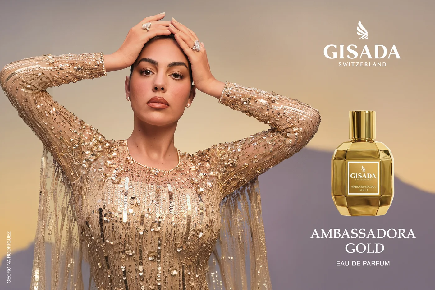 Georgina Rodríguez für GISADA Ambassadora Gold Eau de Parfum
