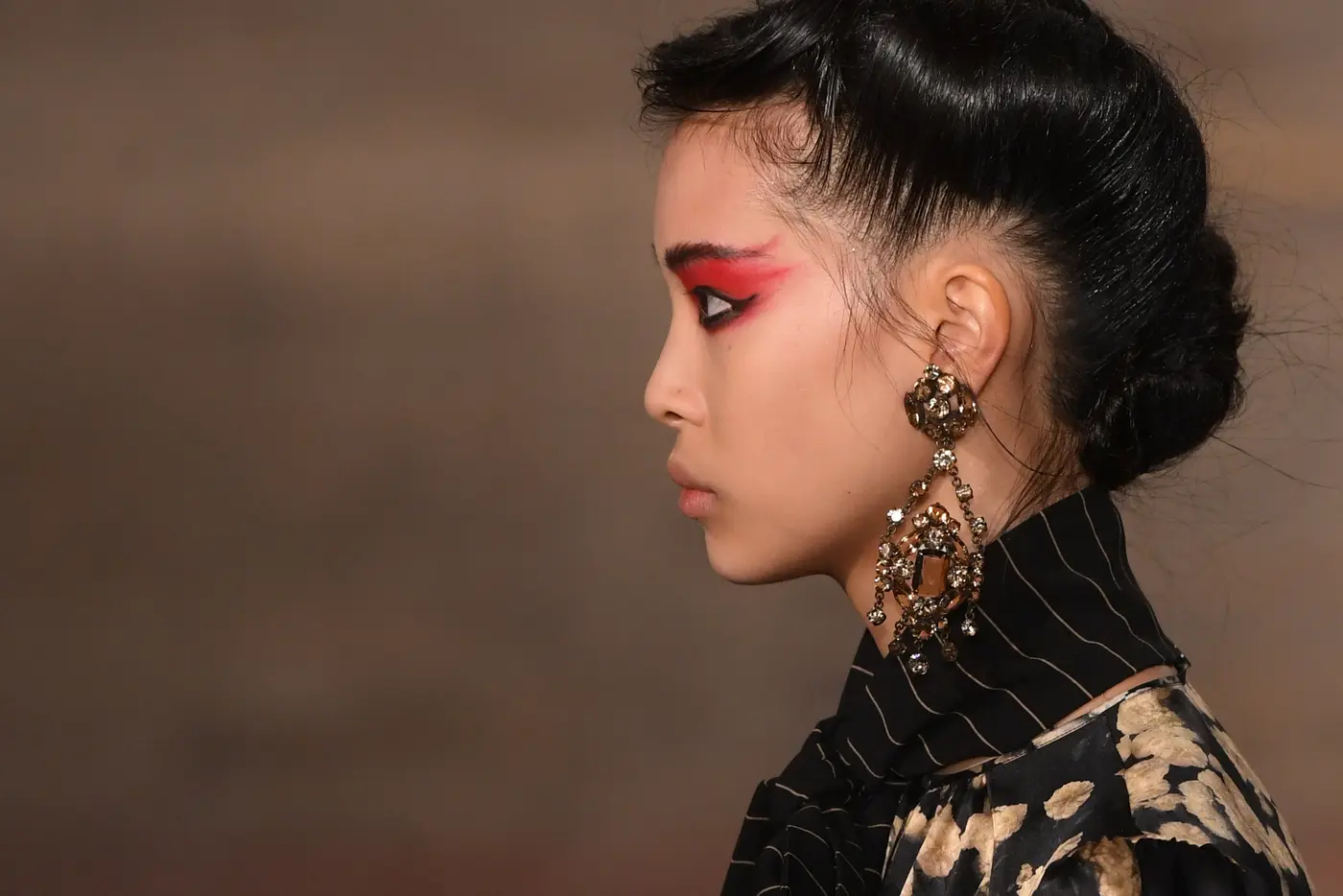 Model aus der Collection von Antonio Marras während der Fashion Show vom Herbst/Winter 2018/2019 in Mailand