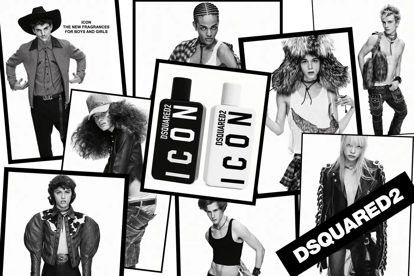 Kampagnenbild von Icon Duft-Duo von Dsquared2