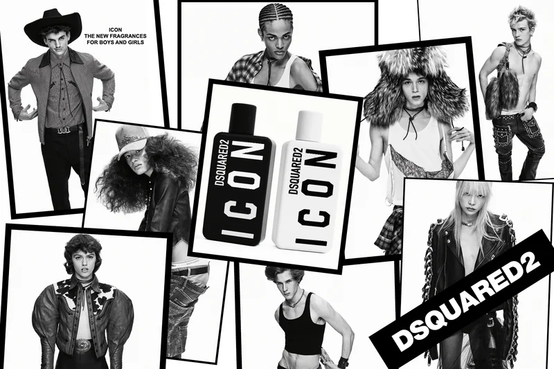Kampagnenbild von Icon Duft-Duo von Dsquared2
