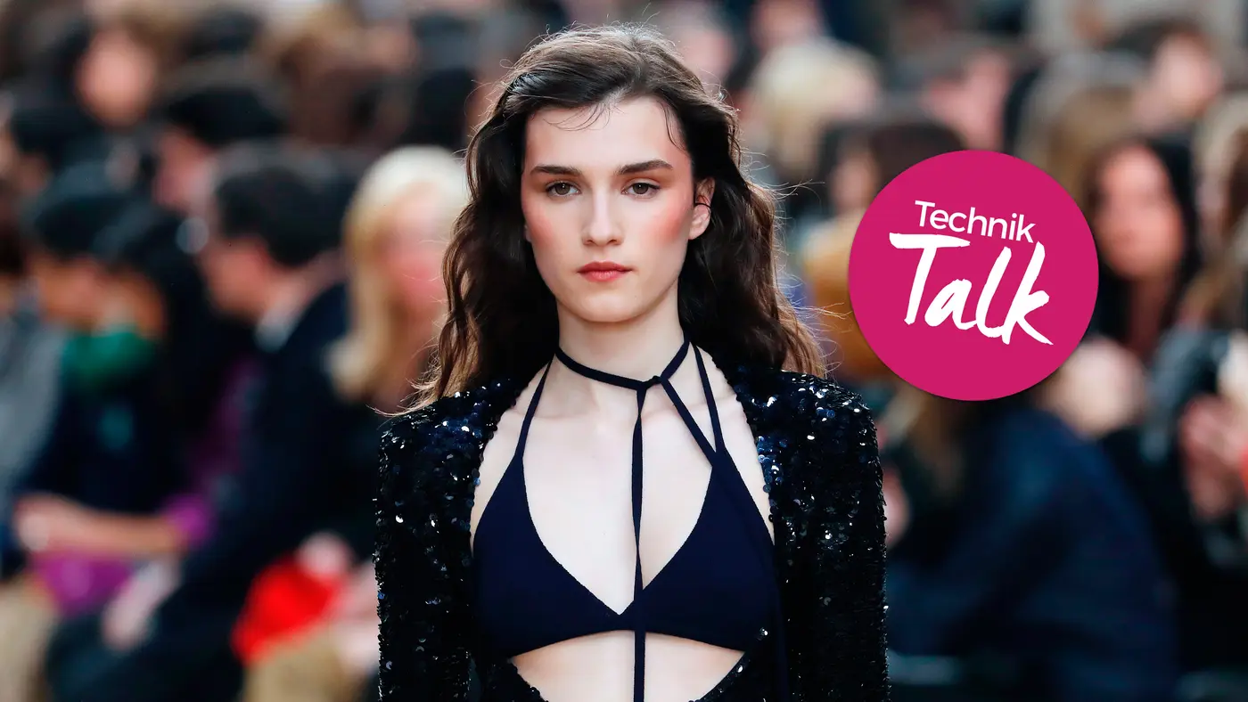 Eine Frau mit dem beschriebenen Look