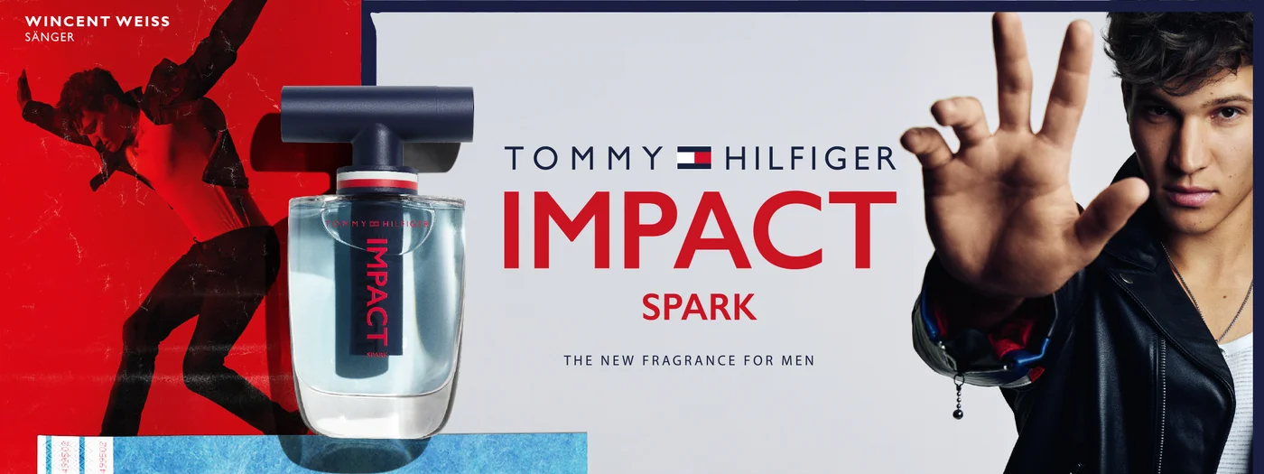 Tommy Hilfiger Impact Spark Eau de Toilette und Markenbotschafter Wincent Weiss
