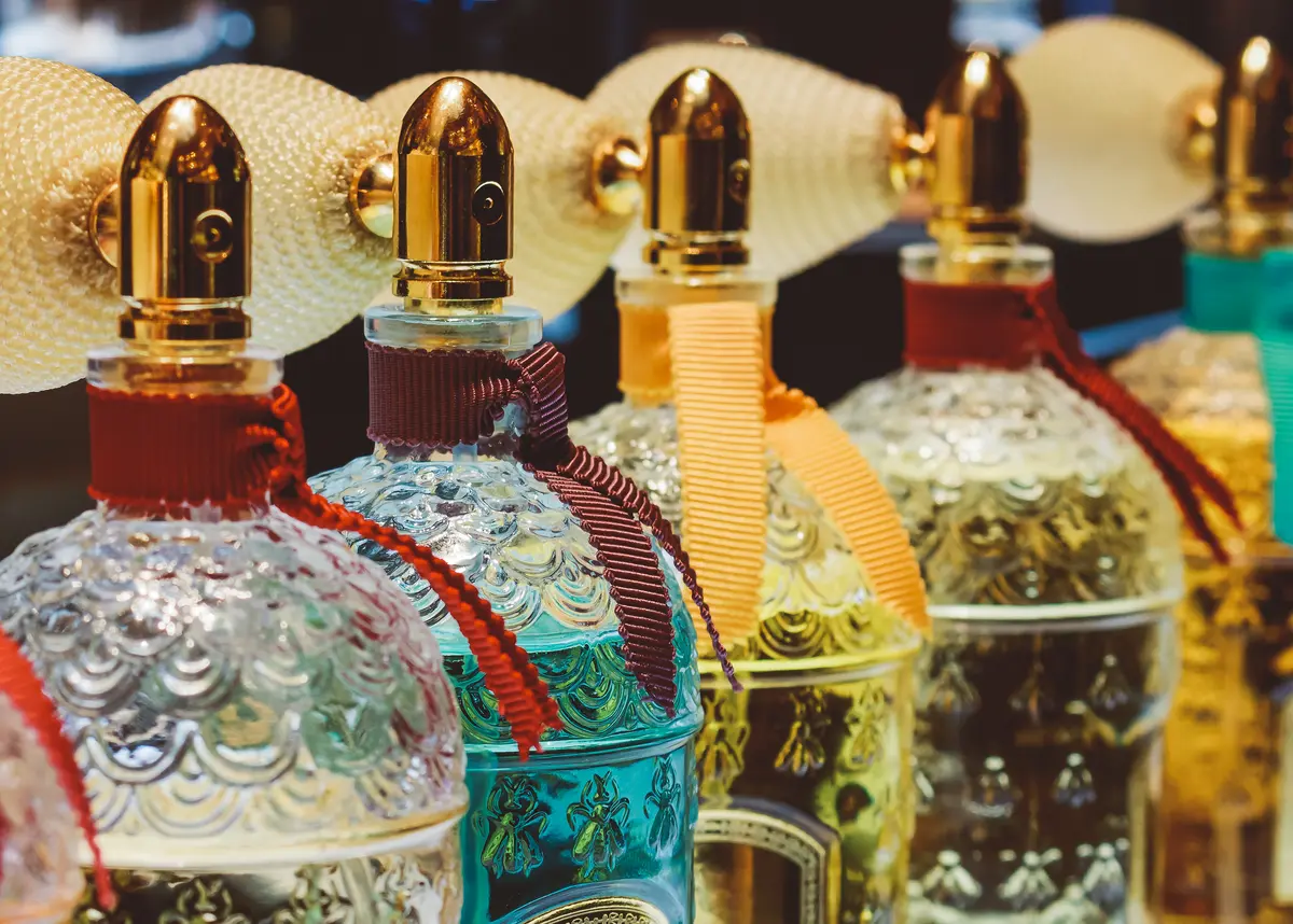 Französische Parfumflaschen