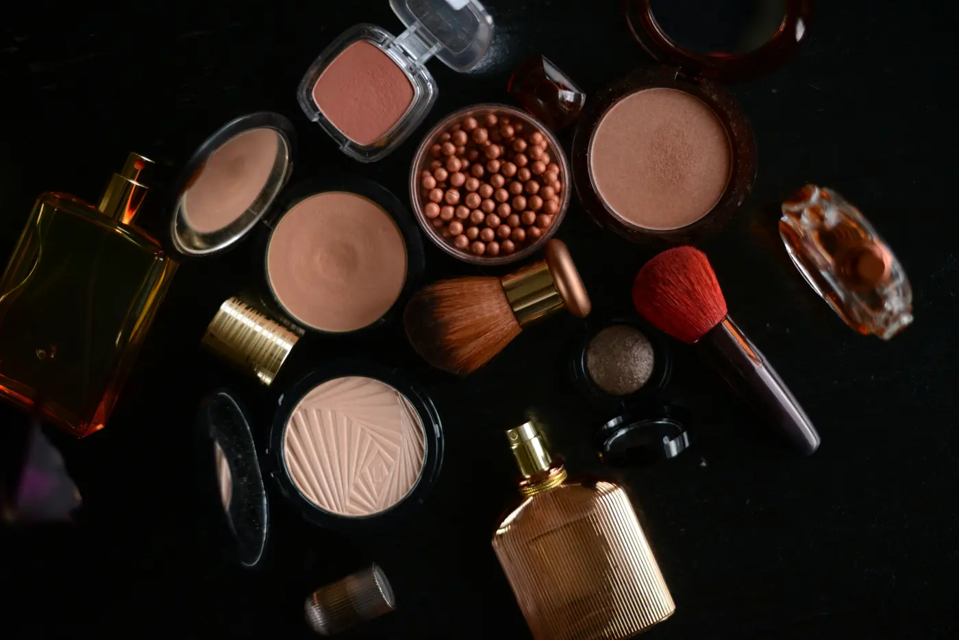 Edle Make-up Utensilien