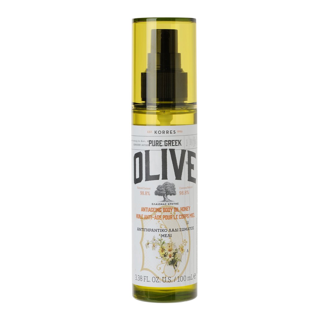 Pure Greek Olive Anti-Ageing Body Oil Honey: Korres