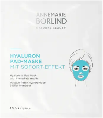 Annemarie Börlind – Hyaluron Pad Maske mit Soforteffekt