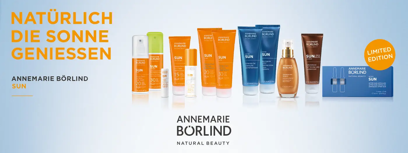 Annemarie Börlind Sonnencremes für gesunde Bräune
