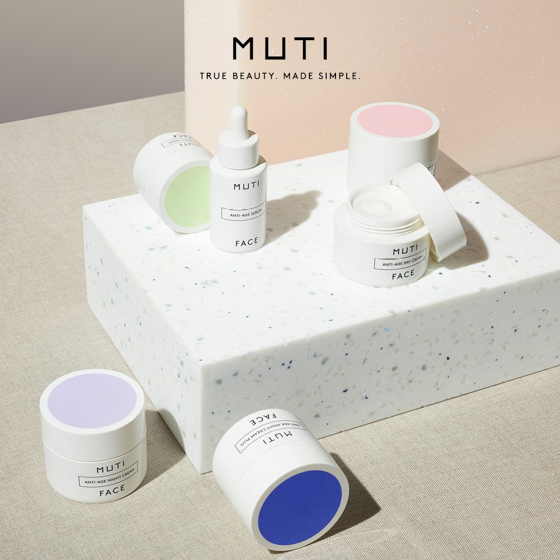 MUTI Skincare: Gesichtspflege mit Fokus MUTI FACE-Produkte made in Germany