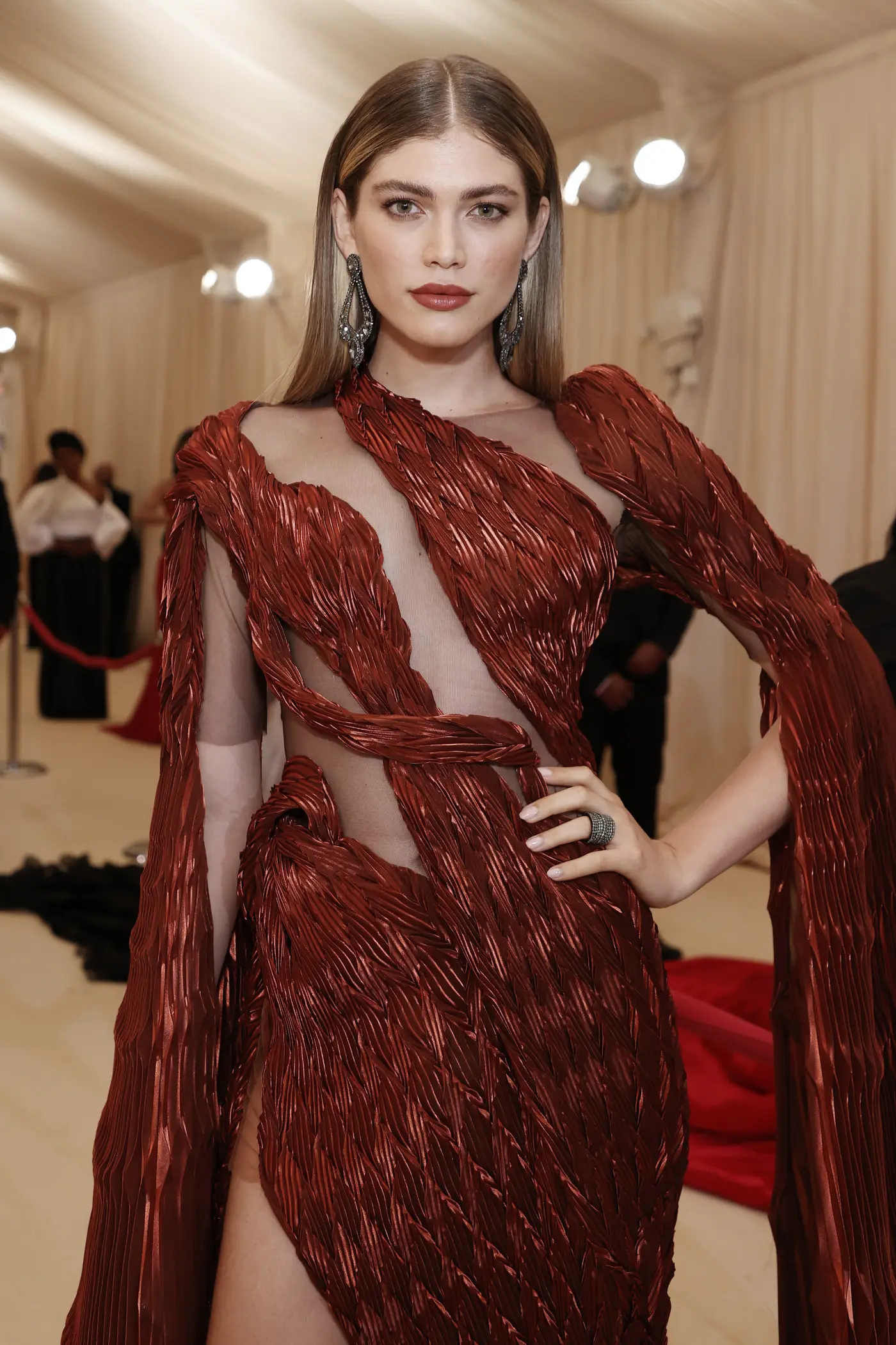 Valentina Sampaio bei der Met Gala 2021, New York