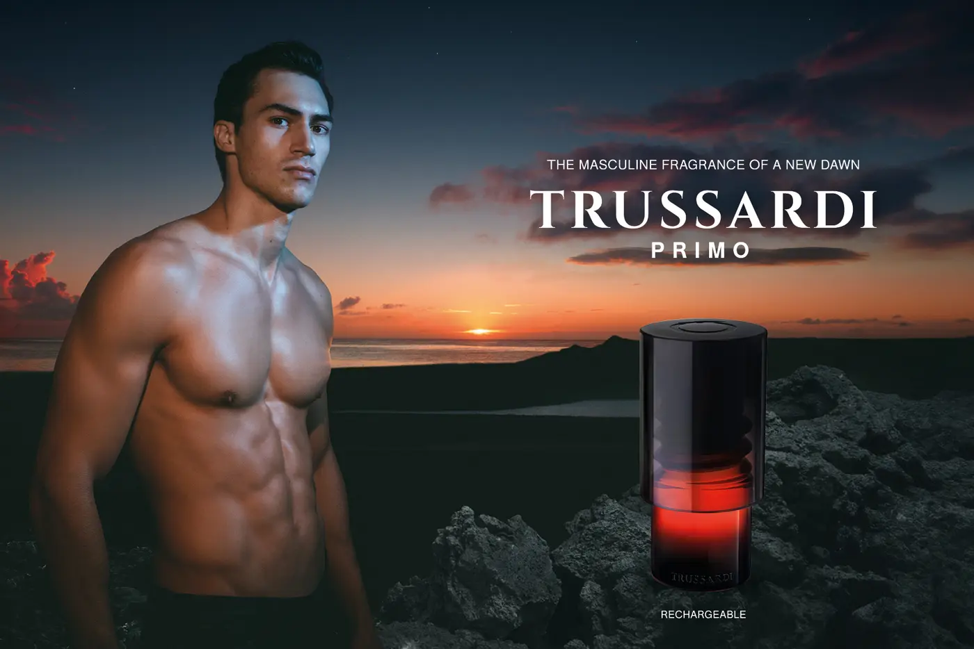 Mann neben Trussardi Primo Flakon