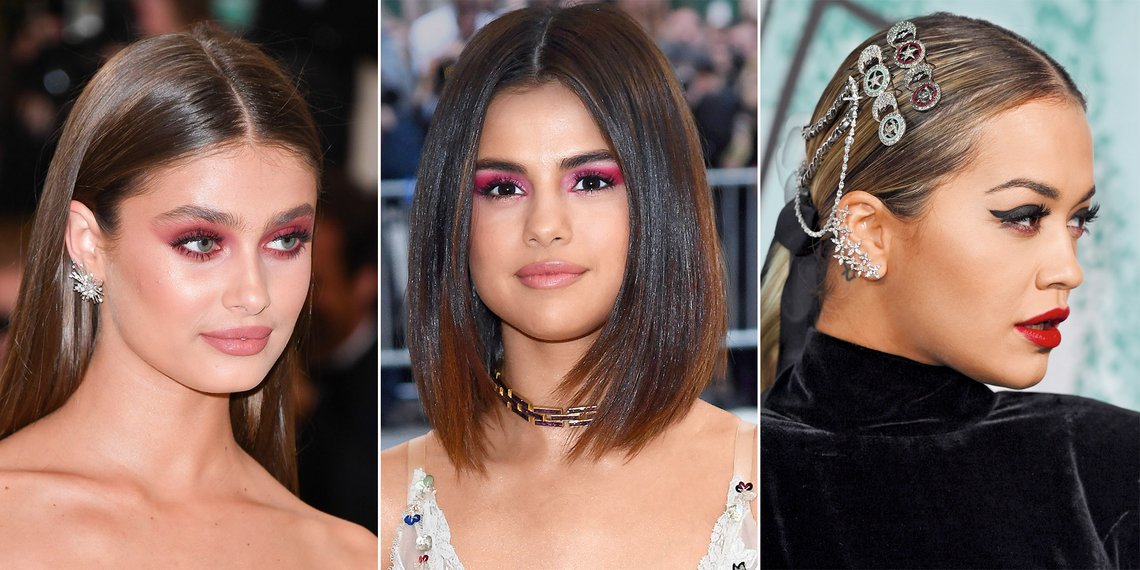 Model Taylor Hill, Sängerinnen Selena Gomez und Rita Ora