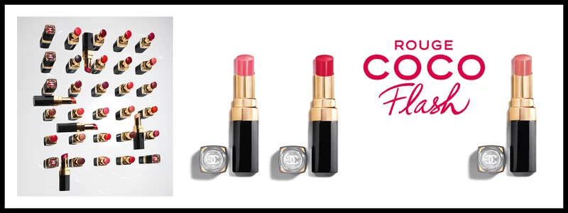 Lippenstifte und Schriftzug