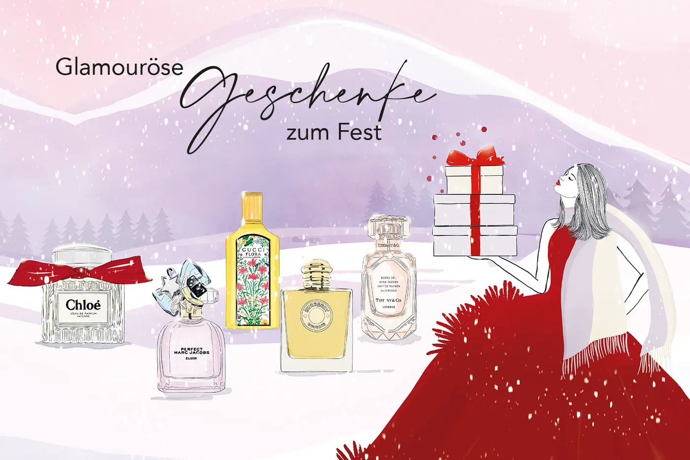 Kampagnenvisual Xmas Promo: BURBERRY, GUCCI, CHLOÉ, Marc Jacobs oder Tiffany & Co.