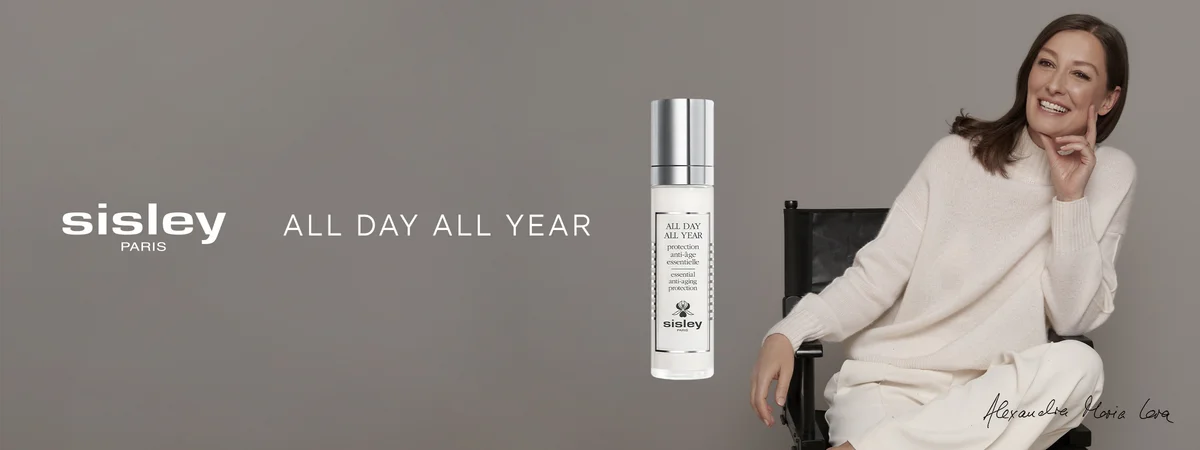 Alexandra Maria Lara präsentiert die neue All Day All Year Gesichtspflege von Sisley Paris 