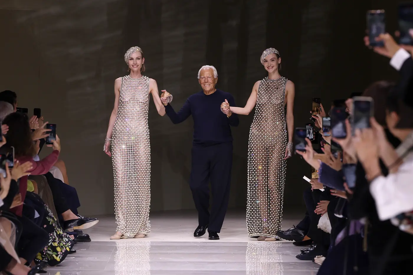 Georgio Armani verstorben: Der Designer auf dem Runway
