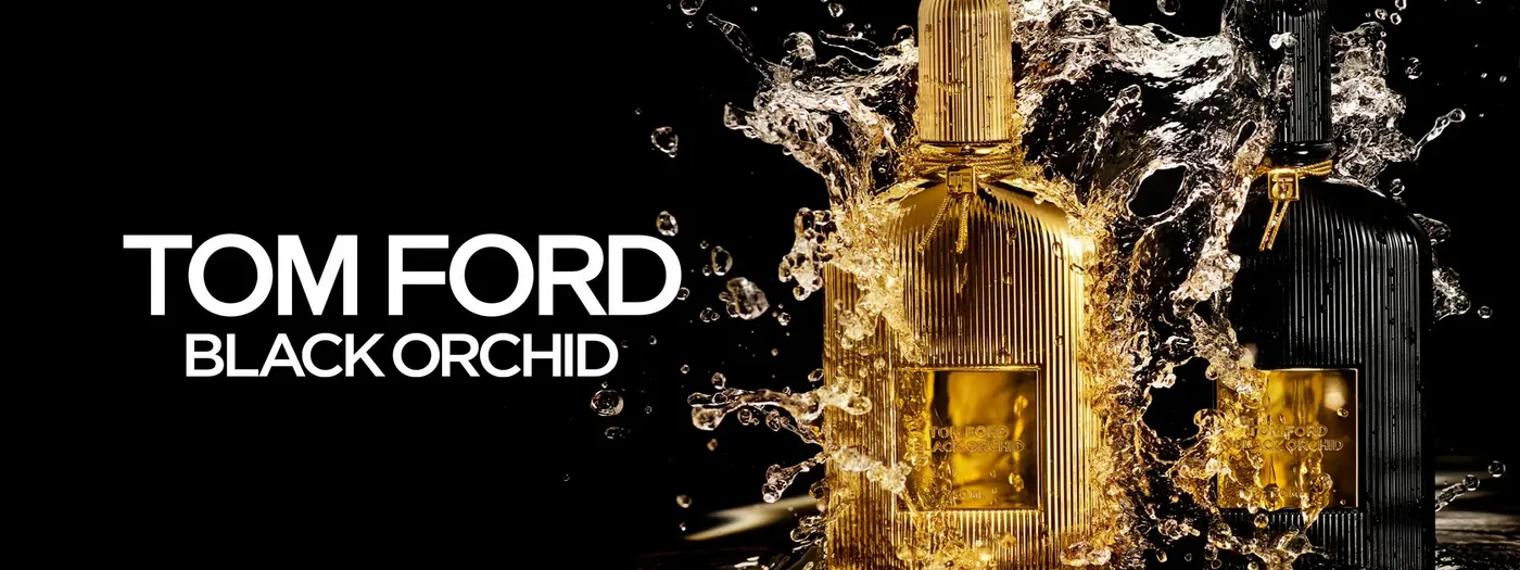 Goldener Flakon von Tom Ford Black Orchid Parfum