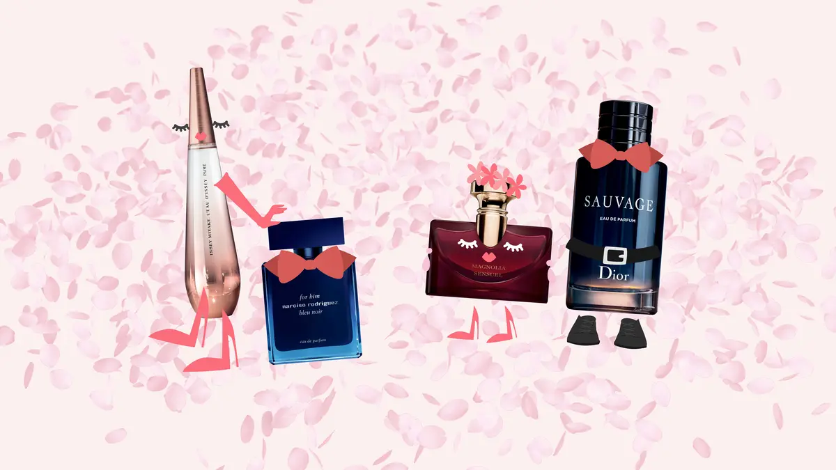 Still aus vier Paar-Düften