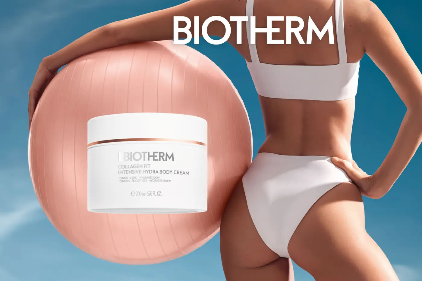 Collagen Fit Body Cream von BIOTHERM: Kampagnenvisual