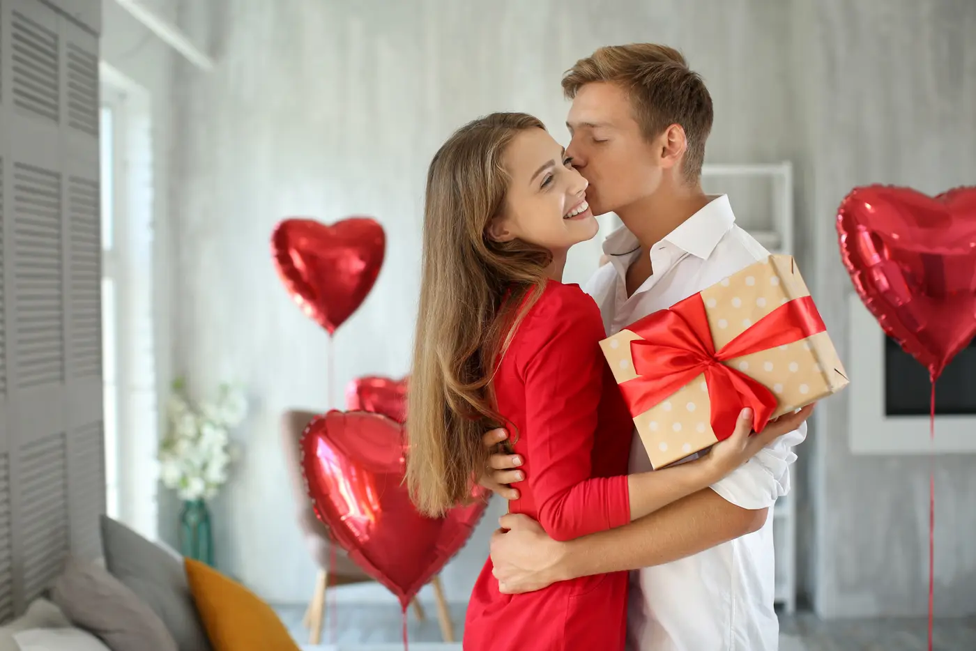 Pärchen am Valentinstag