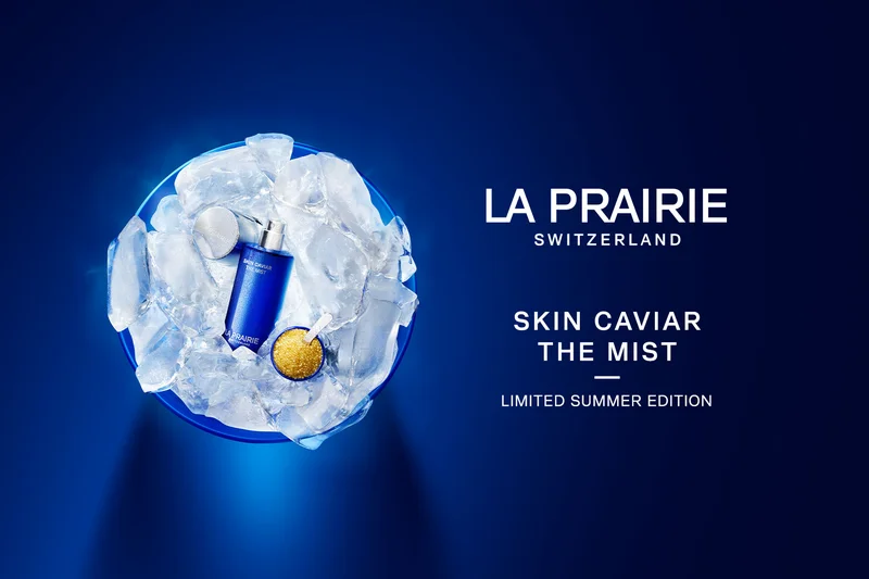 Kampagnenvisual zu SKIN CAVIAR THE MIST von La Prairie: 
