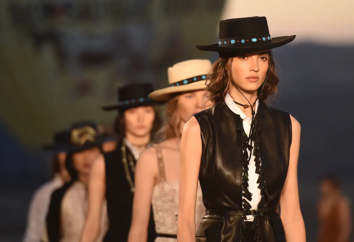 Models der Dior Fashionshow, 2017