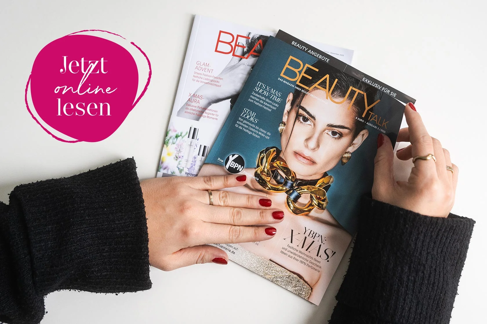 Close-up auf das BEAUTYtalk Magazin