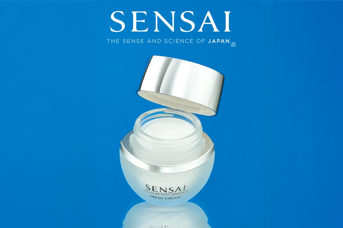 CELLULAR PERFORMANCE FRESH CREAM von SENSAI, Kampagnenvisual