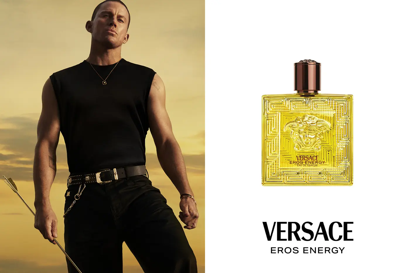 Kampagnenvisual Eros Energy von Versace