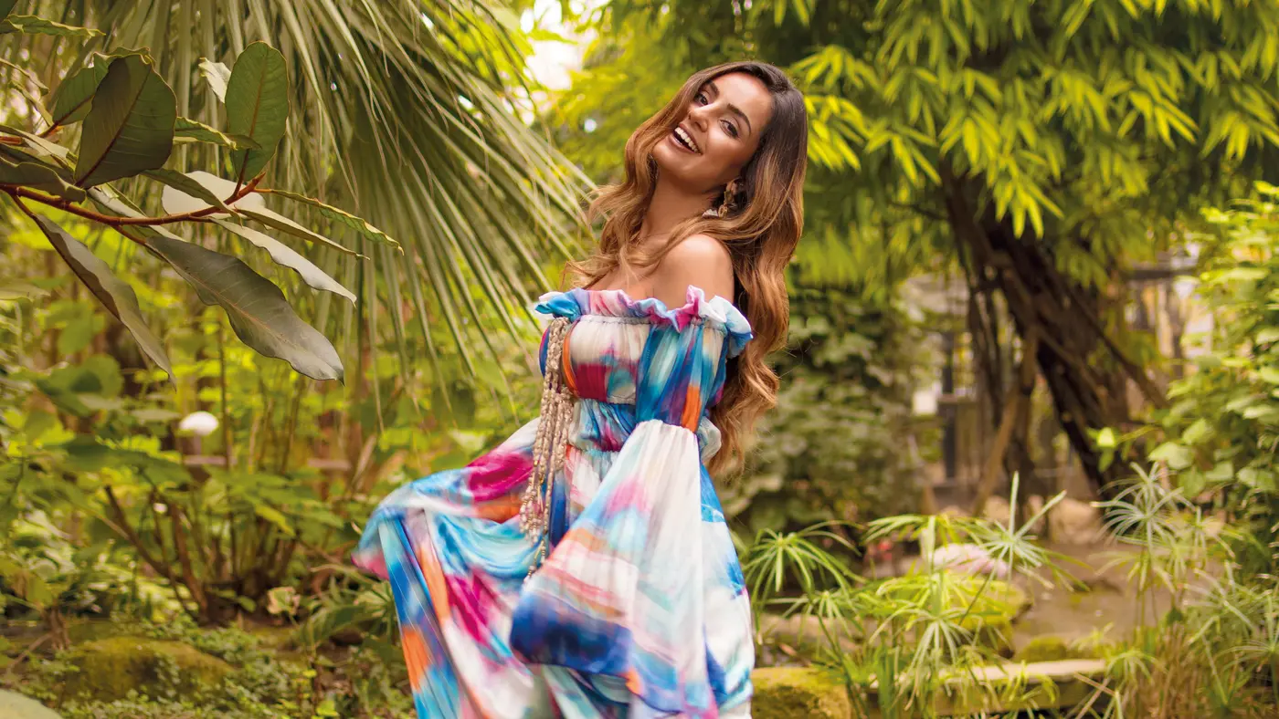 TamTamBeauty Influencerin beim Fotoshooting