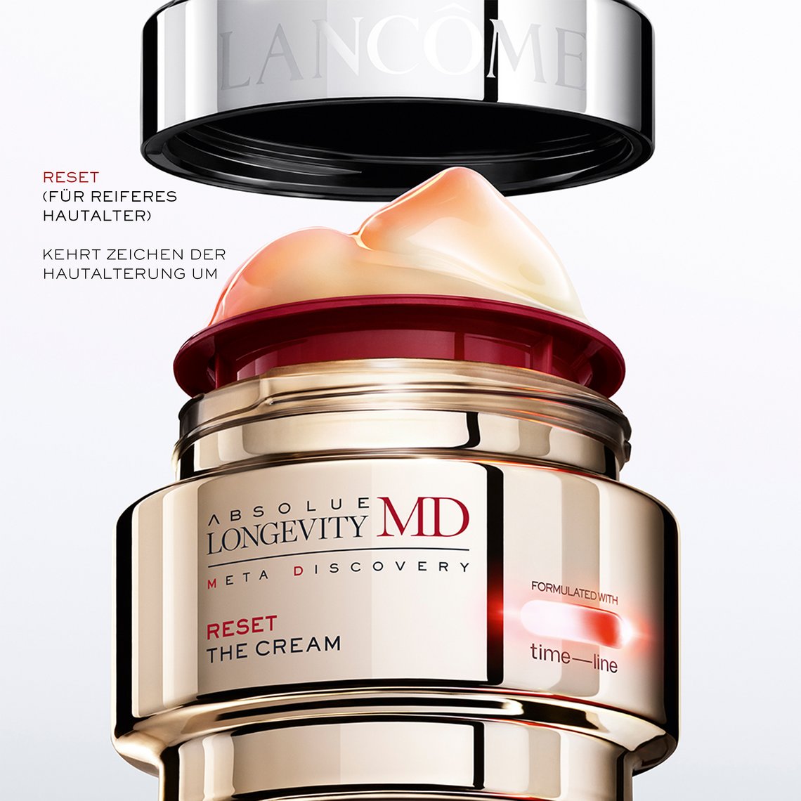 Lancôme Absolue Longevity MD Reset The Serum 50ml – kehrt Zeichen der Hautalterung um, liftend und konturierend für reiferes biologisches Hautalter ab 55, formuliert mit Mitopure by Timeline