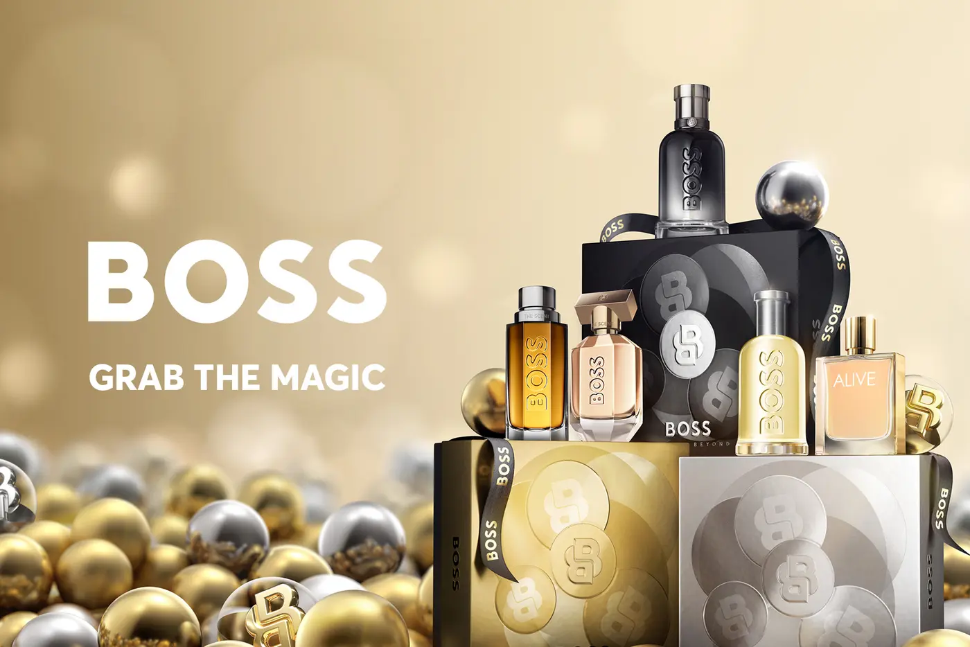  Duftikonen von BOSS Parfums für Sie & Ihn