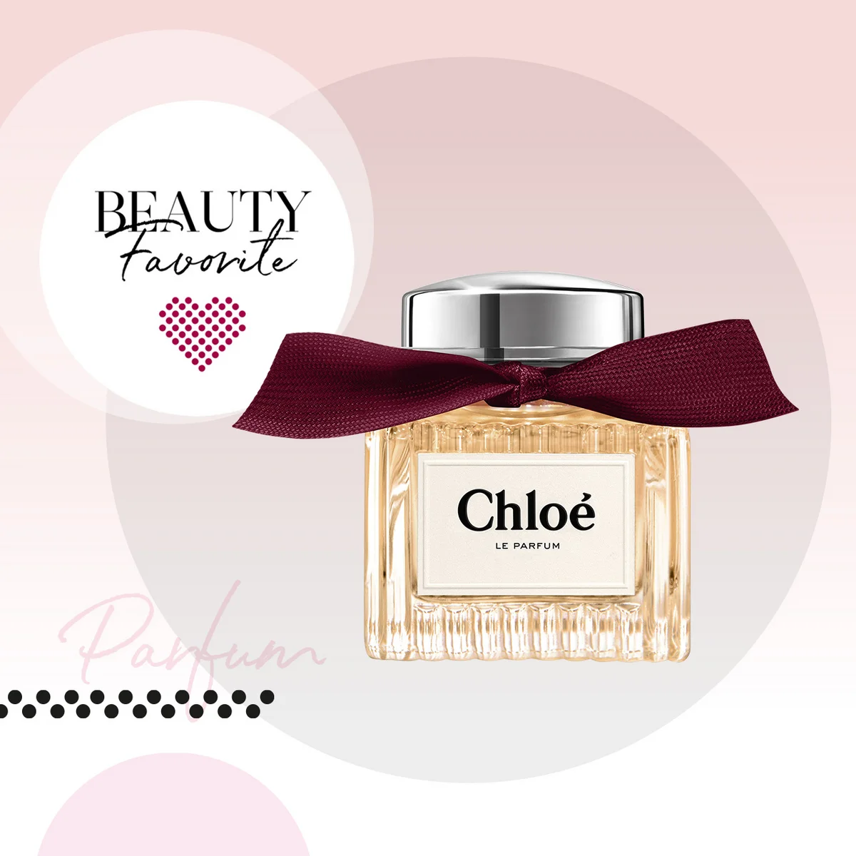 Kampagnenvisual zum Beauty Favorite Chloé Le Parfum